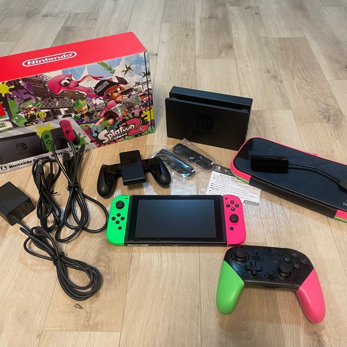 Nintendo Switch スプラトゥーン2セット＋ Proコントローラー プロコン 任天堂スイッチ ニンテンドースイッチ本体