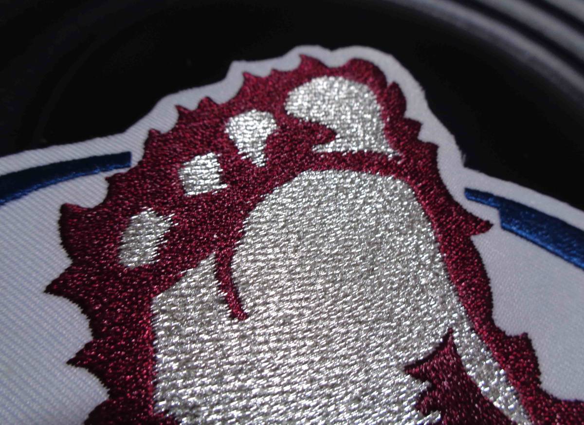 足型◆新品未使用 NHLコロラド・アバランチ Colorado Avalanche 雪男 アイスホッケー刺繍ワッペン（パッチ）■アメリカ プロスポーツの画像3