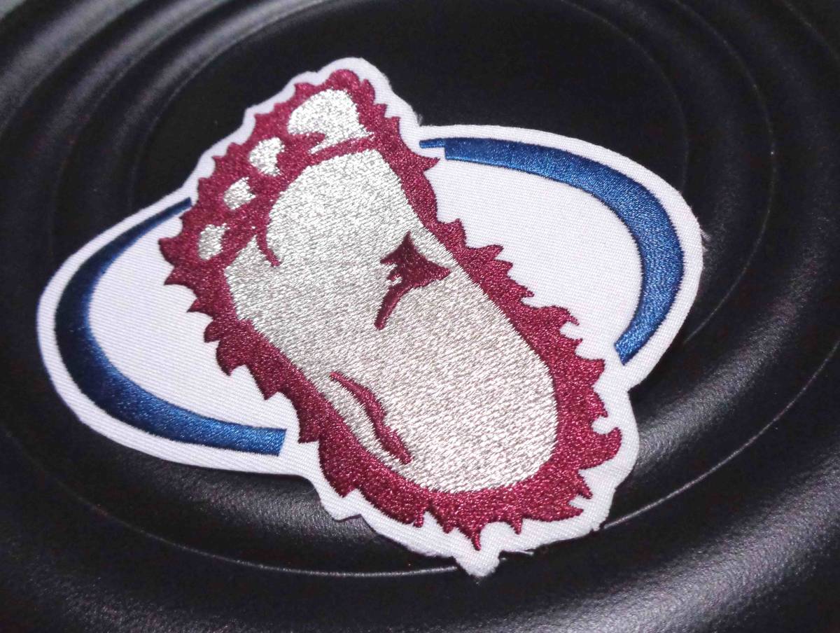 足型◆新品未使用 NHLコロラド・アバランチ Colorado Avalanche 雪男 アイスホッケー刺繍ワッペン（パッチ）■アメリカ プロスポーツの画像1