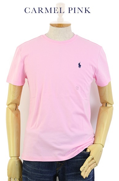 新品 アウトレット 2804 XXLサイズ 半袖 Tシャツ polo ralph lauren ポロ ラルフ ローレン ピンクの画像1
