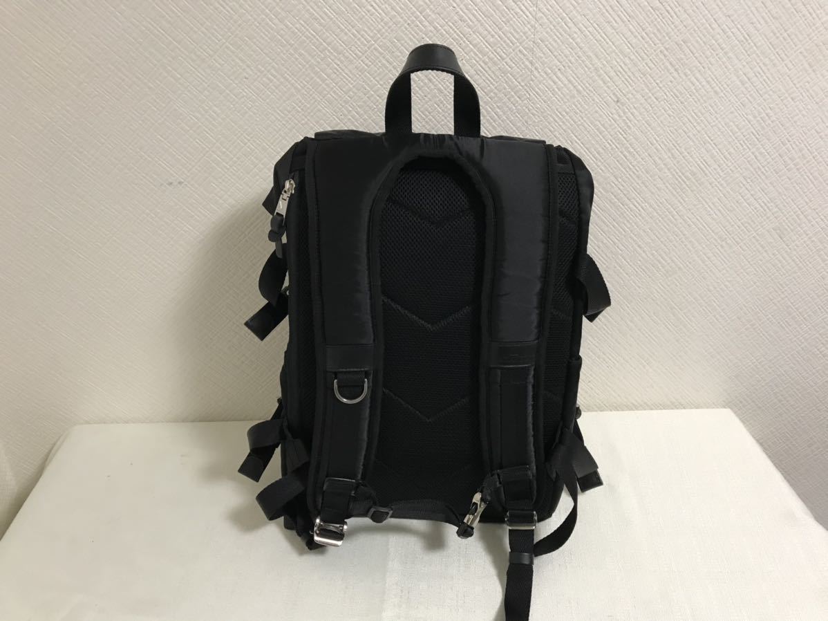  as good as new genuine article makya Berik MAKAVELIC nylon rucksack bag business bag men's lady's black black travel travel backpack 