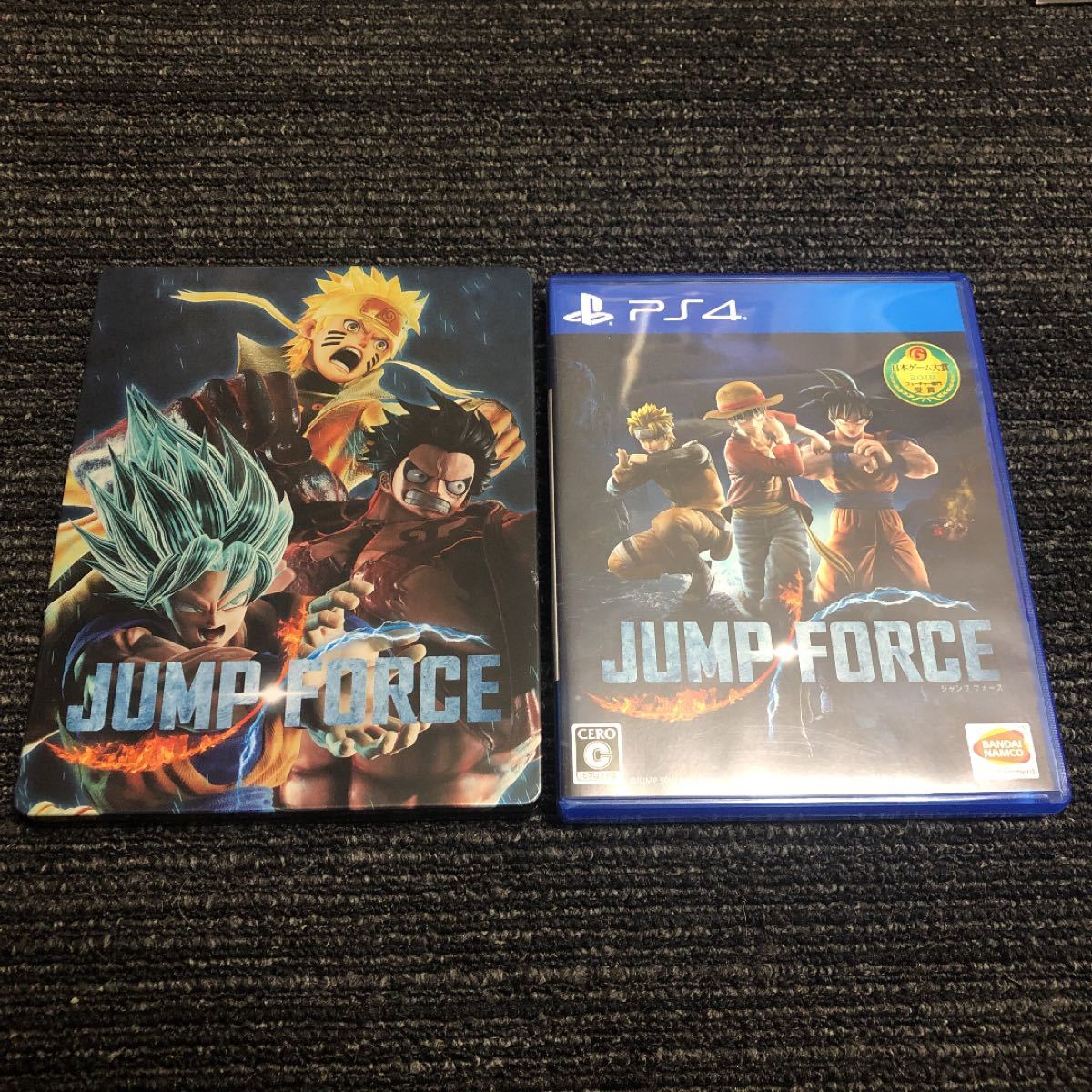 JUMP FORCE ps4 ゲームソフト　パッケージ版　ゲオ　スチールブック