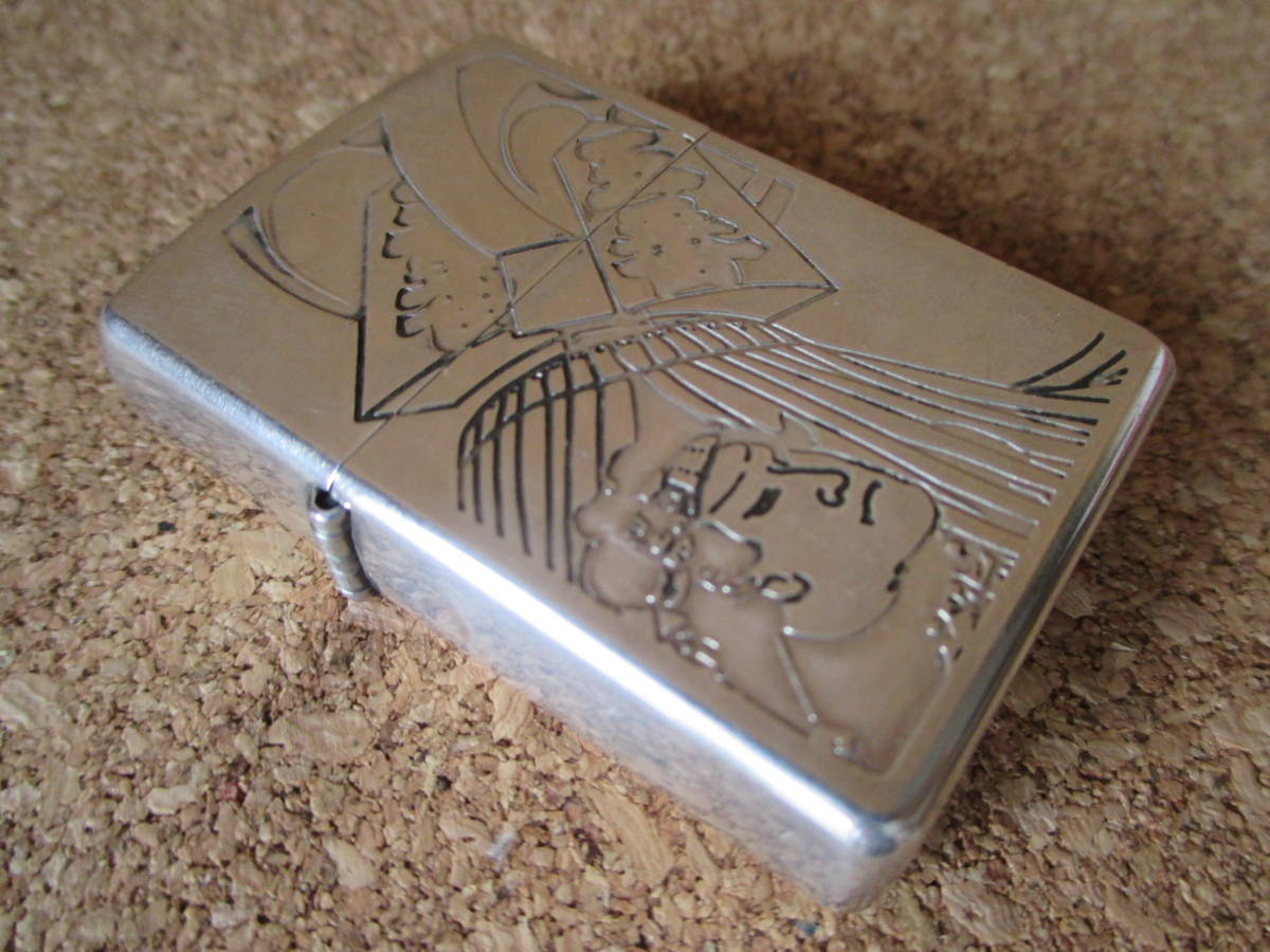 ZIPPO 『江戸 町火消し 五番組 纏』2002年5月製造 いろは組47組 十番組 ん組 八代将軍徳川吉宗 享保 オイルライター ジッポ－ 廃版激レア_画像1