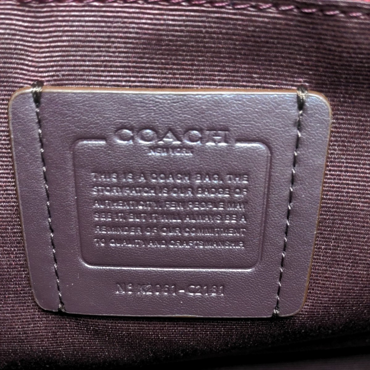 コーチ　COACH トートバッグ　かわいい　レッド　シグネイチャー　コンパクトバッグ　ショルダーバッグ　新品未使用