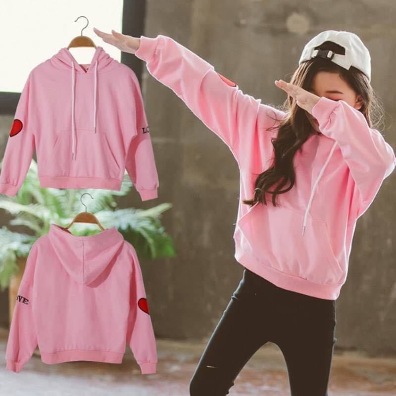 # Kids sweatshirt [100cm pink ] lovely Korea fashion girl 