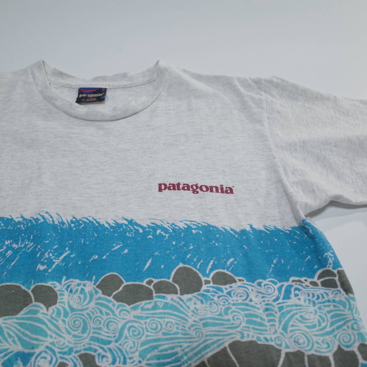 patagonia パタゴニア 雪無しタグ Tシャツ ヘザーグレー S 1994 vintage ヴィンテージ