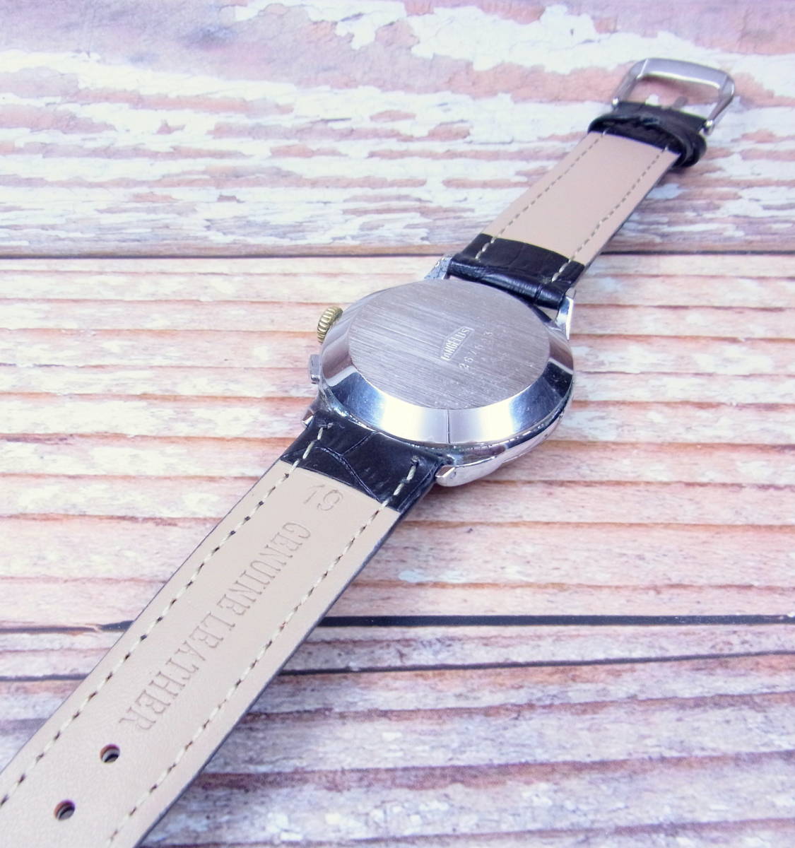 名門 【アンティーク ビンテージ】アンジェラス ANGELUS クロノグラフ 腕時計 1940年代 手巻き 希少品の画像5