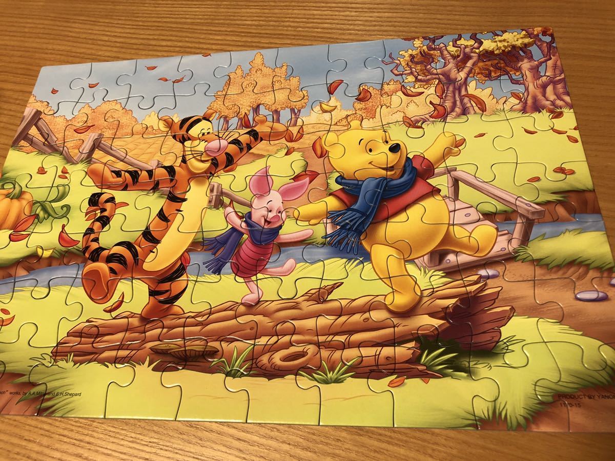 TOMY ディズニージグソーパズル くまのプーさん おちばのダンス 70