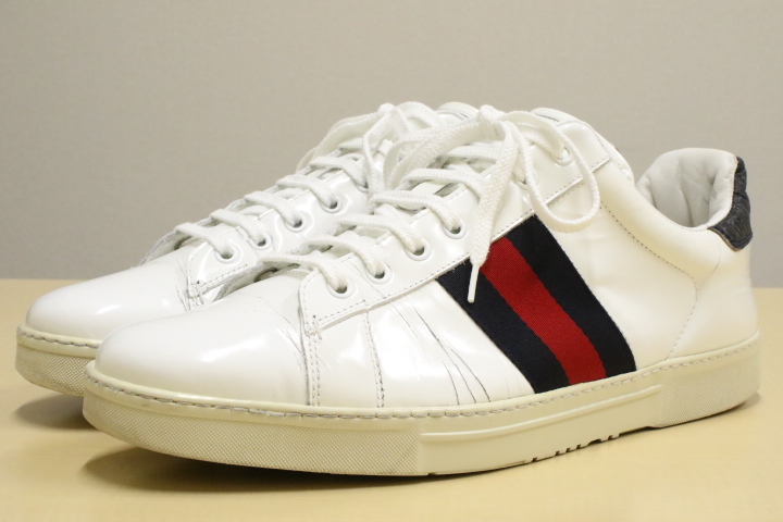幅広 甲高 Gucci エース シェリーライン スニーカー ウェブストライプ レザー シューズ グッチ メンズ クロコ 革靴 ホワイト 白 42 27 5 日本代购 买对网 幅広 甲高 Gucci エース シェリーライン スニーカー ウェブストライプ レザー シューズ グッチ メンズ クロコ 革靴 ホワイト 白 42 27 5 日本代购 买对网
