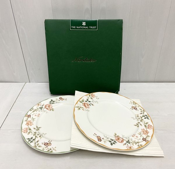 未使用 2枚 Noritake ノリタケ ヴァージニアンローズ プレート 未使用 2枚 Noritake ノリタケ ヴァージニアンローズ プレート