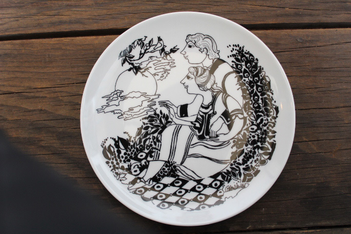 デンマーク【RIPENSA ビョルンヴィンブラッド】 飾り皿 レア_画像1