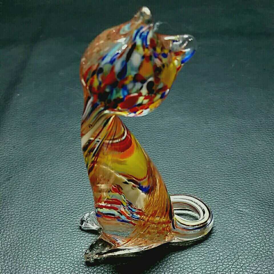 A43 MURANO 猫 ムラノ ミルフィオリ キャット ムラーノ 島 A43 MURANO 猫 ムラノ ミルフィオリ キャット ムラーノ 島