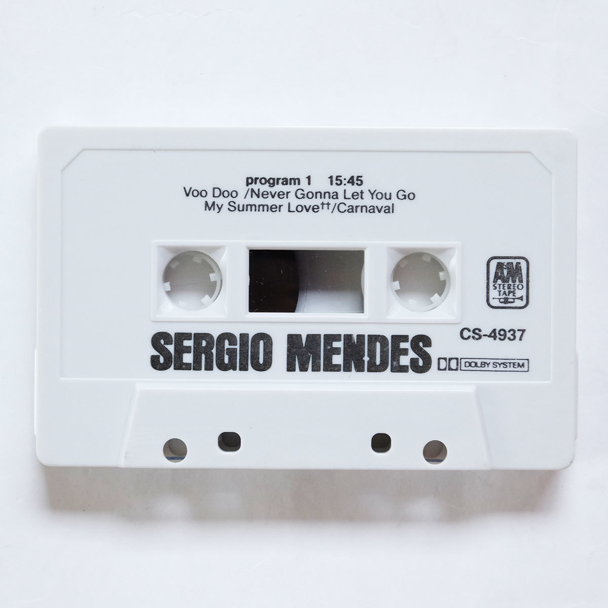 《US版カセットテープ》Sergio Mendes●セルジオ メンデス●愛をもう一度_画像5