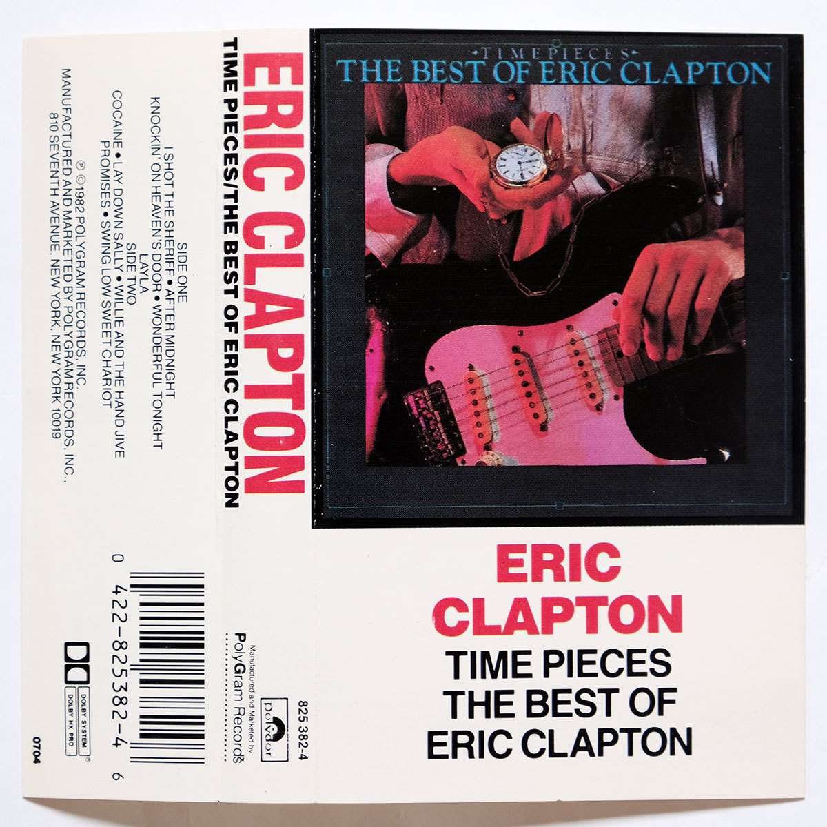 《ドルビーHX PRO/US版カセットテープ》Time Pieces: The Best of Eric Clapton●ベスト オブ エリック クラプトン_画像7