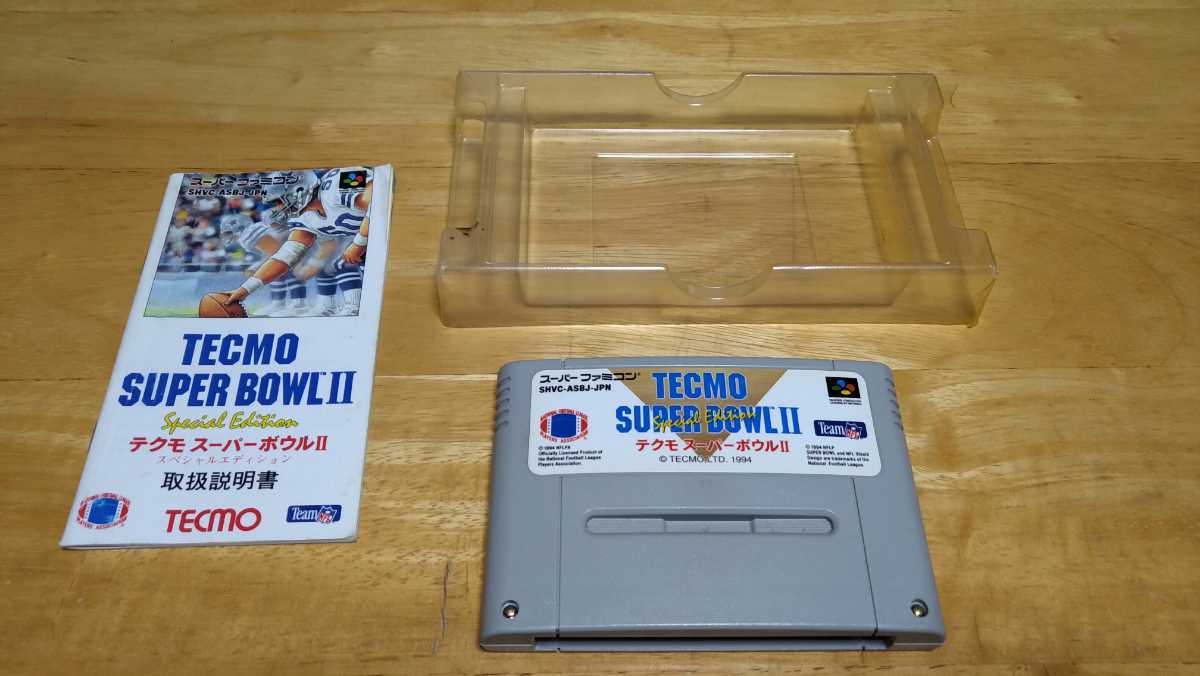 ★SFC「テクモスーパーボウルⅡ スペシャルエディション(TECMO SUPER BOWLⅡ Special Edition)」箱・取説付き/スーパーファミコン/SPT★_画像2