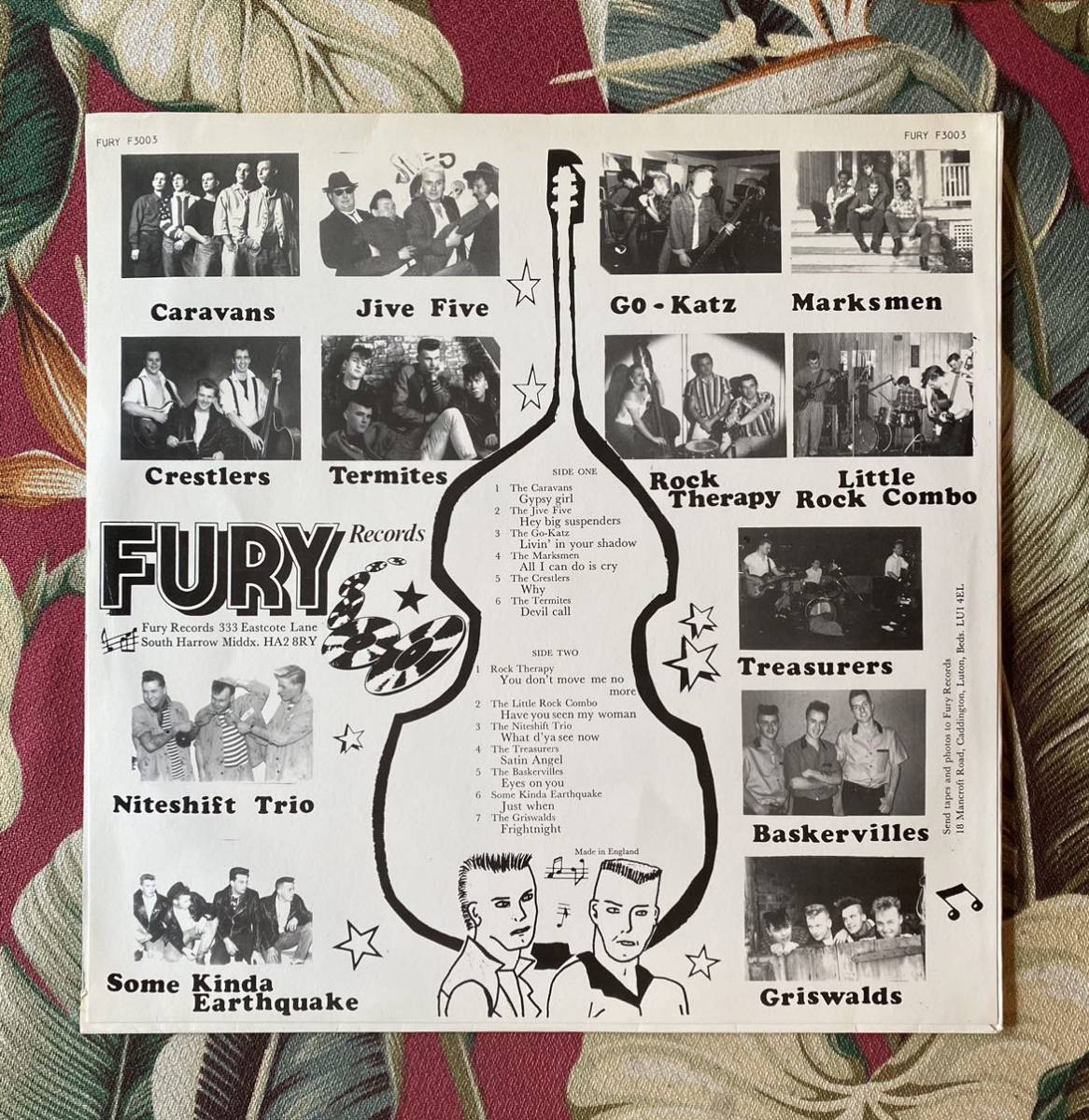 Various Gypsy Girl LP アルバム未収録 ネオロカビリー サイコビリー Fury Records 80’s_画像2