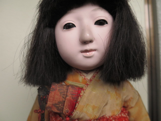 ：【人形館】「市松人形11-3F160」衣装人形・市松人形.雛人形・木目込み人形〝衣〟_画像3