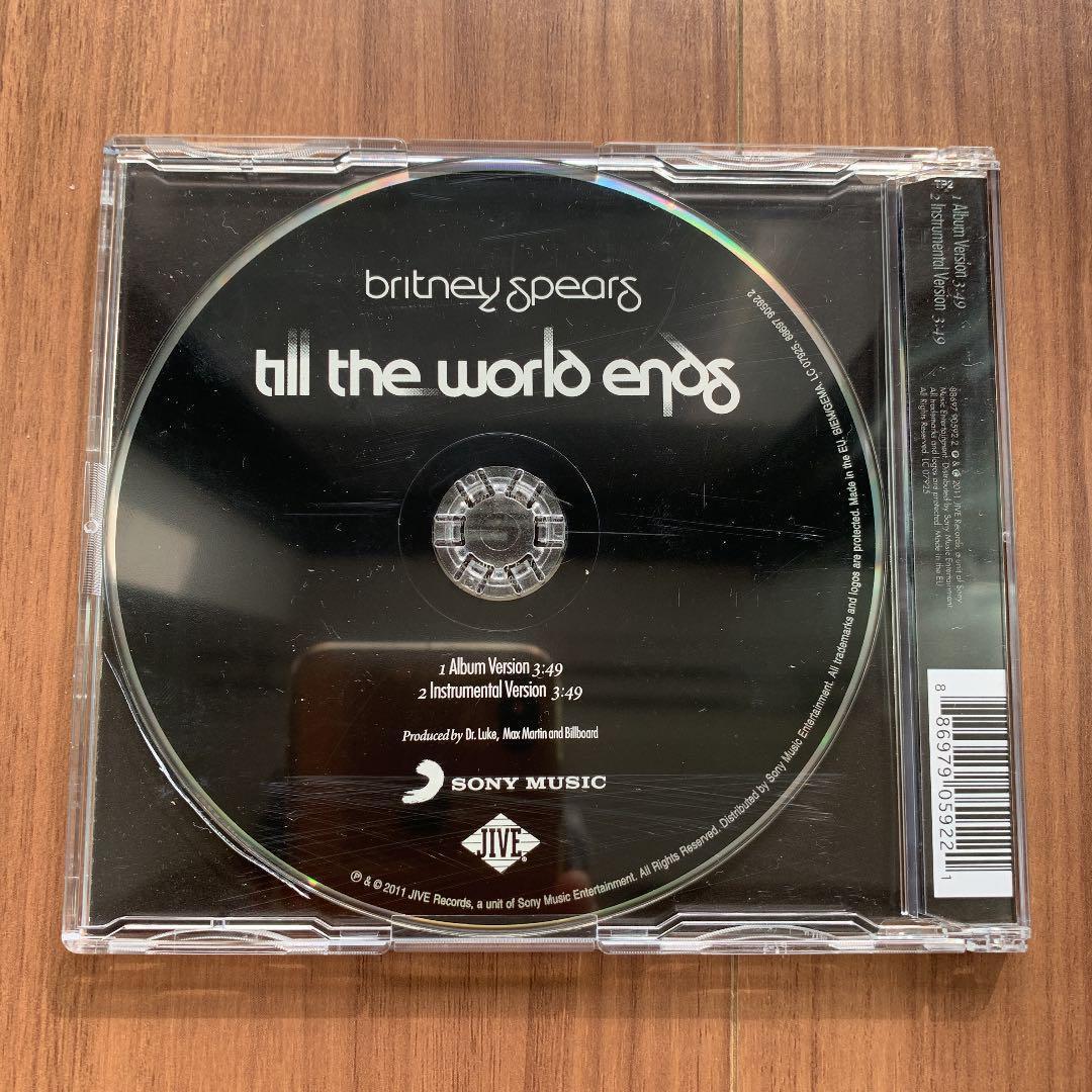 Britney Spears ブリトニー・スピアーズ Till The World Ends EU盤シングル 新品未使用