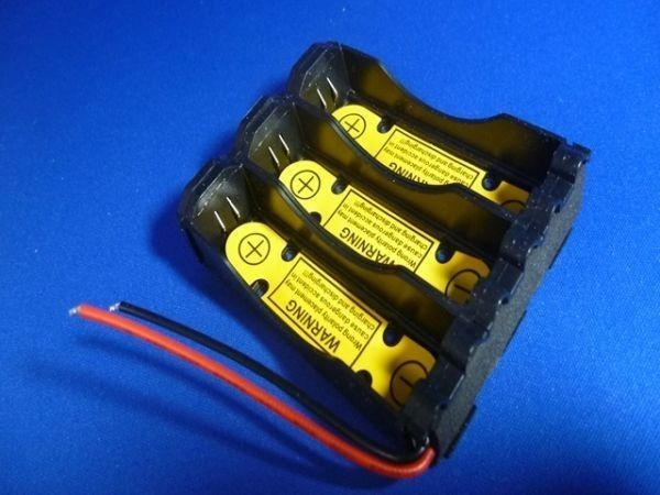 18650電池ホルダー 3本直列11.1V用（保護回路付）3S1P リチウムイオン電池ホルダー、電池ケースバッテリーボックス電池ボックス電池box２_画像2