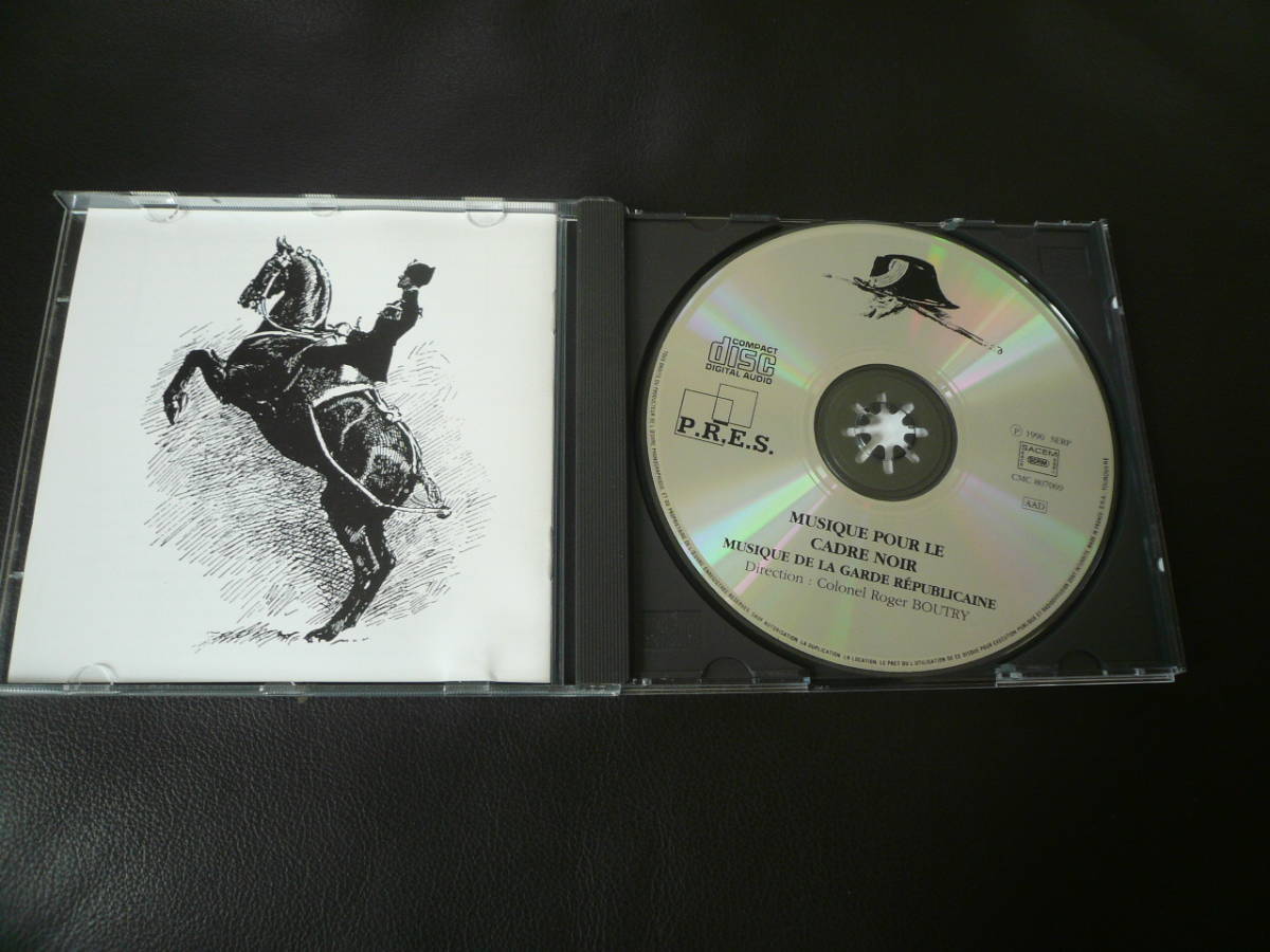 即決有 MUSIQUE POUR　LE　CADRE NOIR　フランス騎兵乗馬　　軍楽隊CD_画像2