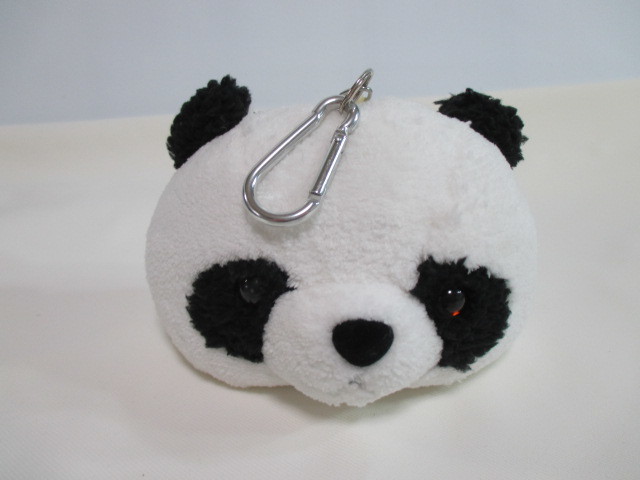 TAKENOKO Panda soft toy name . inserting holder 