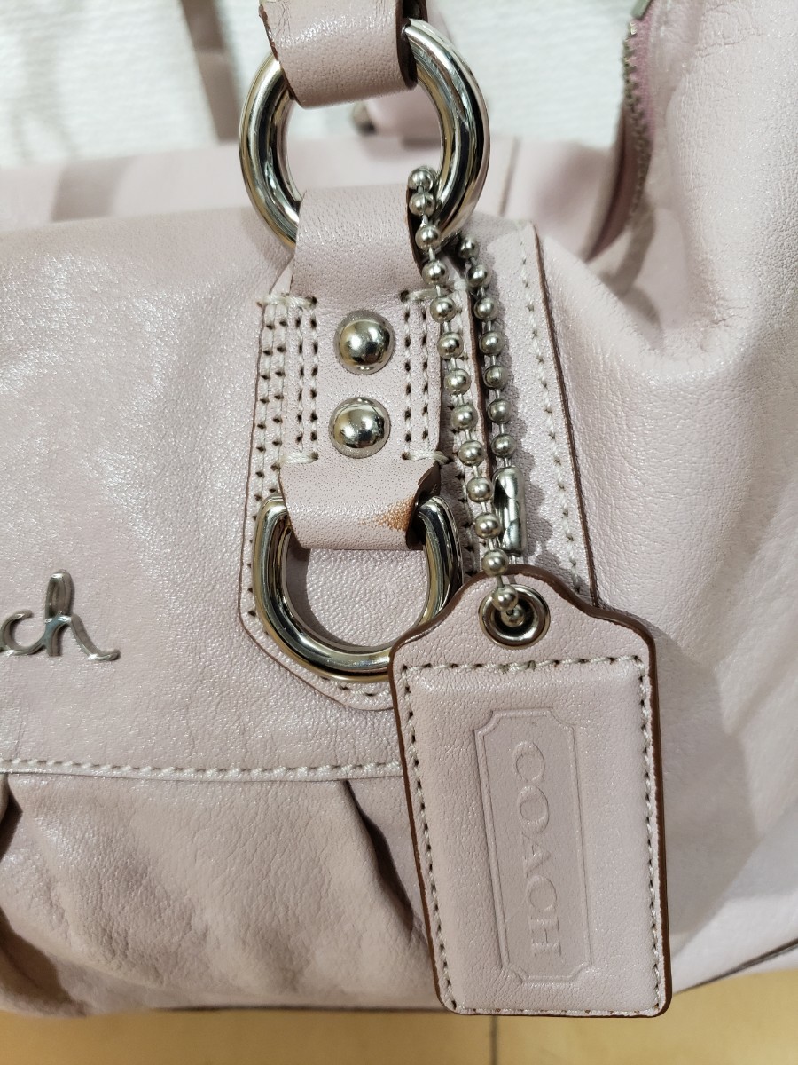 美品 COACH アシュレイレザーサッチェル 2wayバッグ