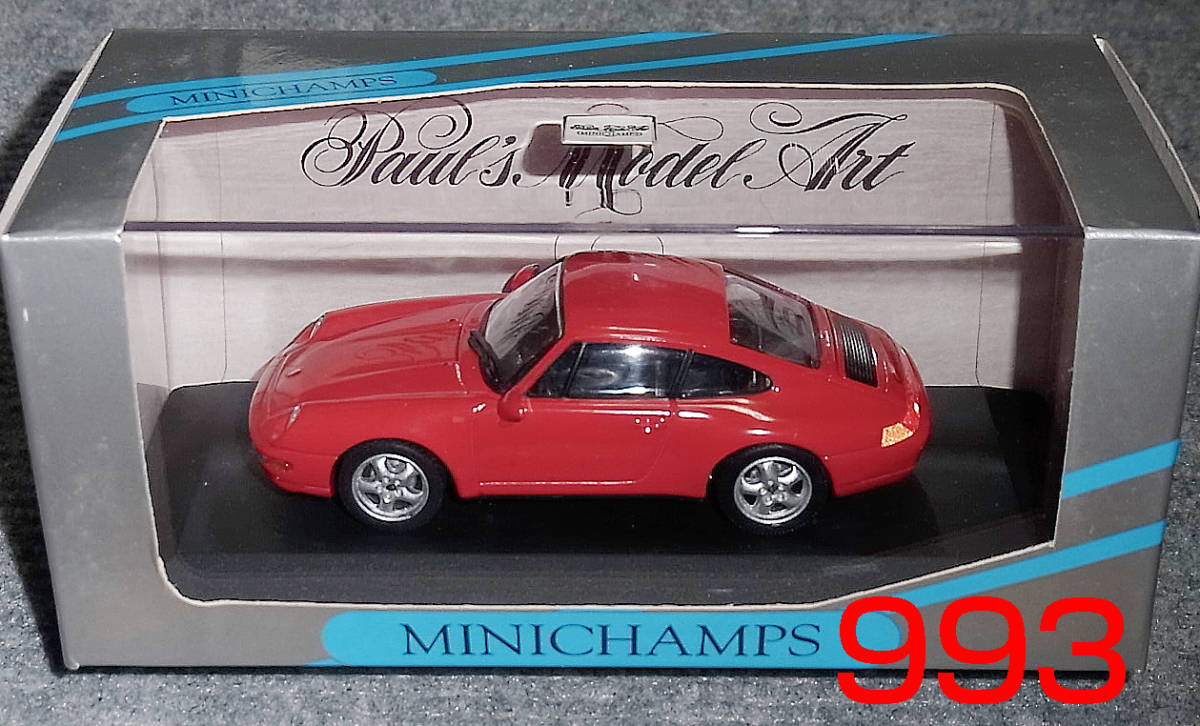 1/43 ポルシェ 911 (993) レッド クーペ 1993 Carrera PORSCHE