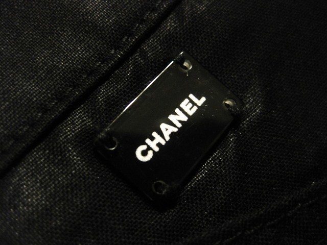 名作 本物 高級 未使用品 CHANEL シャネル デザイン パンツ スラックス ボトムス ココマーク ロゴ ブラック 38