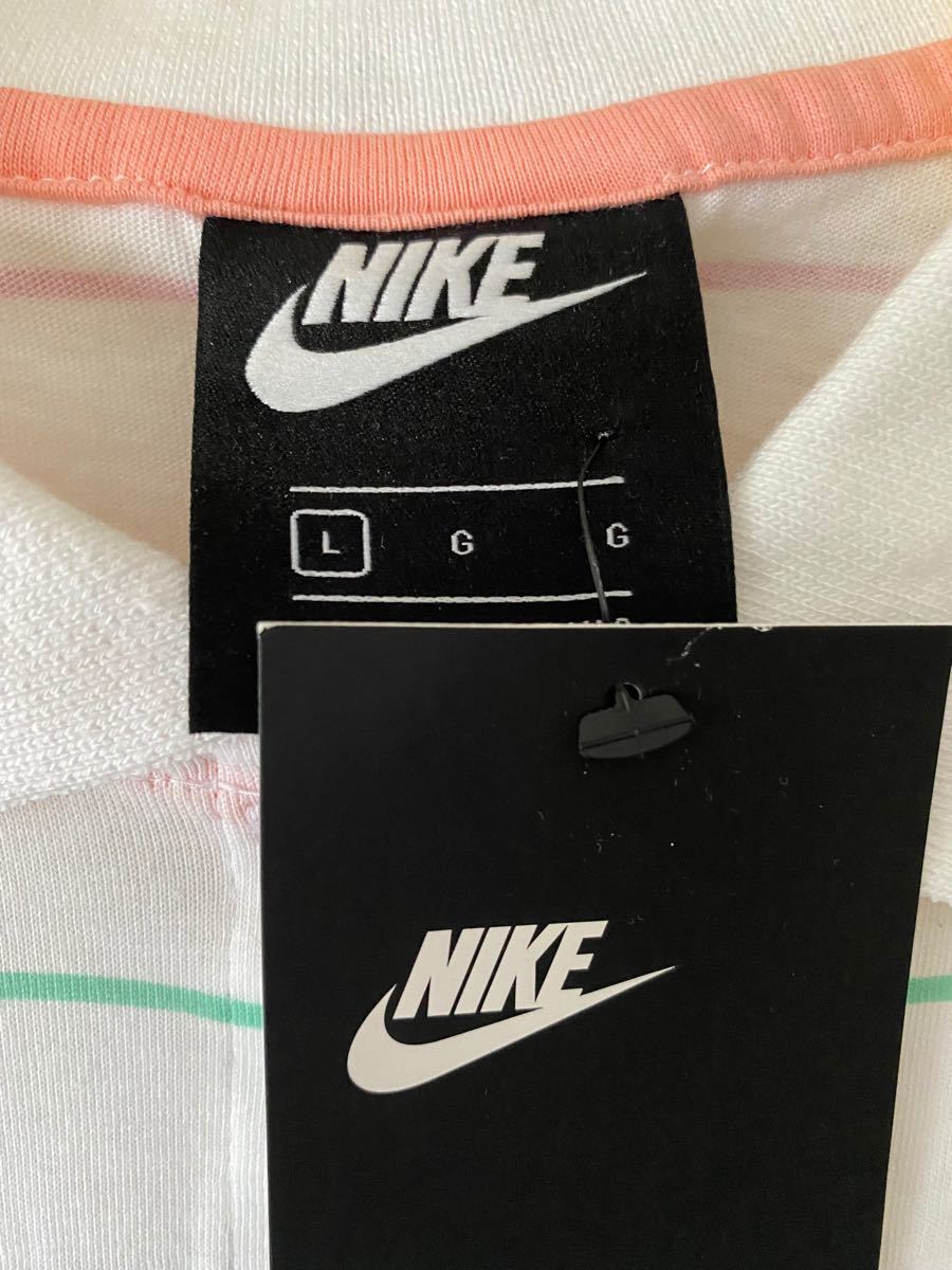 Paypayフリマ ナイキスポーツウェアボーダーホワイト白nikeポロシャツワンピース半袖160cm Paypayフリマ ナイキスポーツウェアボーダーホワイト白nikeポロシャツワンピース半袖160cm