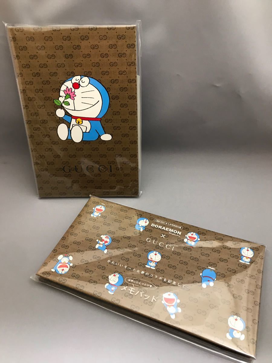 Paypayフリマ グッチドラえもんコラボ Cancam 3月号 特別付録 コラボノートとoggi 3月号付録 特製メモパッド Paypayフリマ グッチドラえもんコラボ Cancam 3月号 特別付録 コラボノートとoggi 3月号付録 特製メモパッド