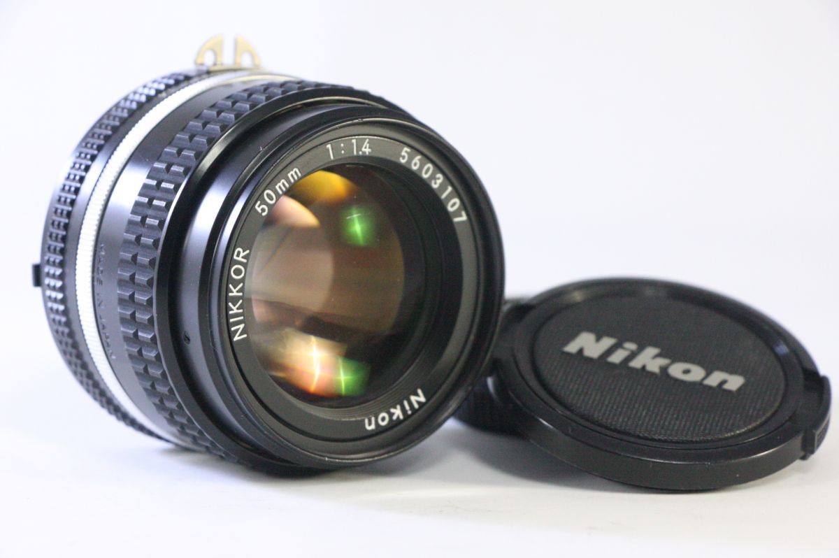 極上品★ニコン Nikon Ai-S Nikkor 50mm F1.4★外観綺麗★1871