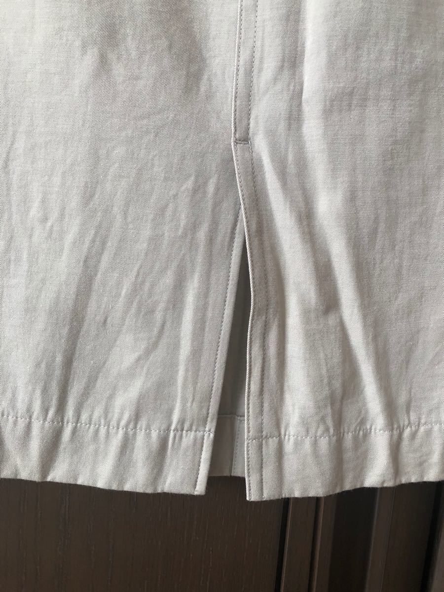 イネド　ロング　ベイカータイトスカート　ベージュ　サイズ11 日本製