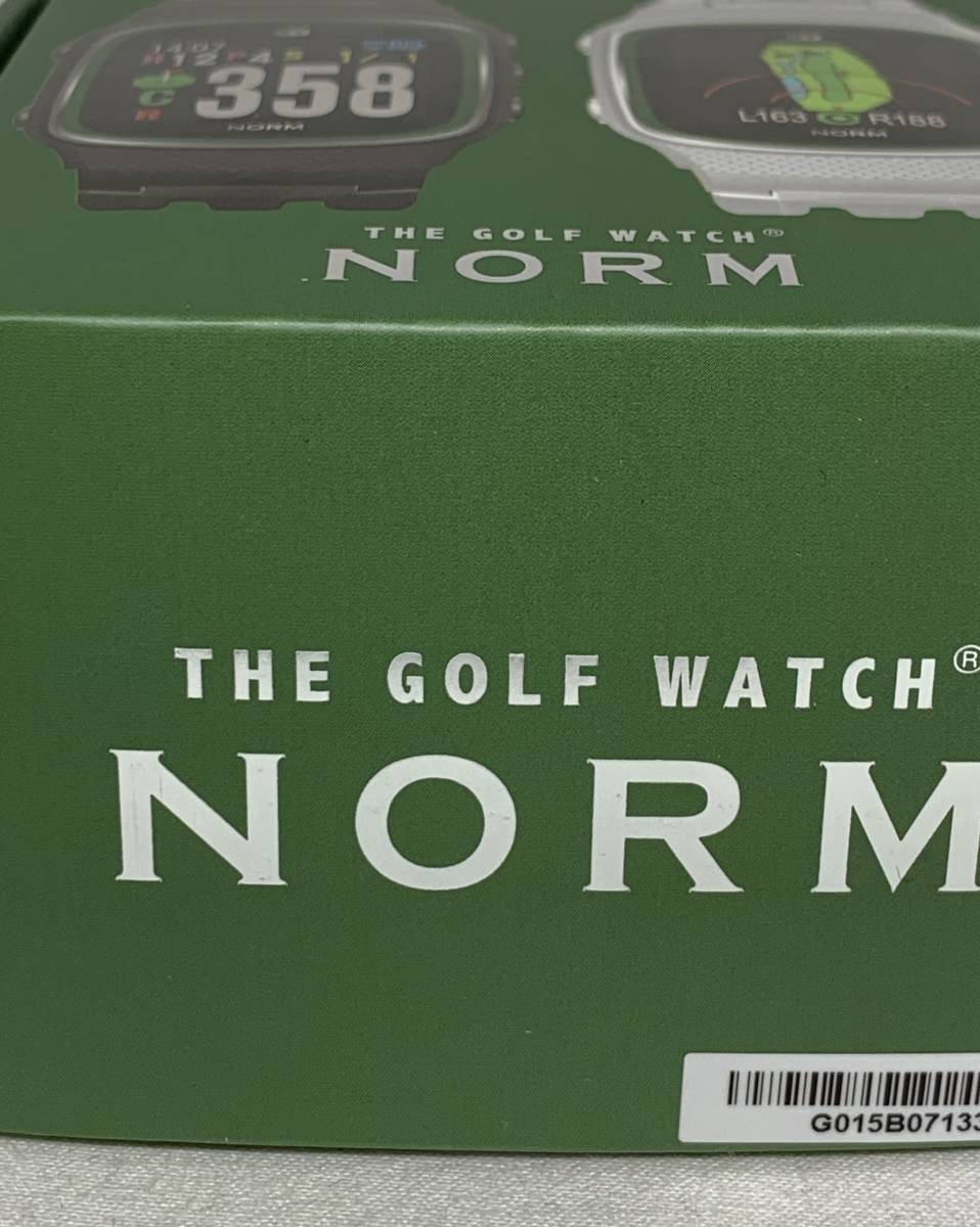 [ не использовался ]G015B The * Golf часы norum черный зеленый on / GPS navi 