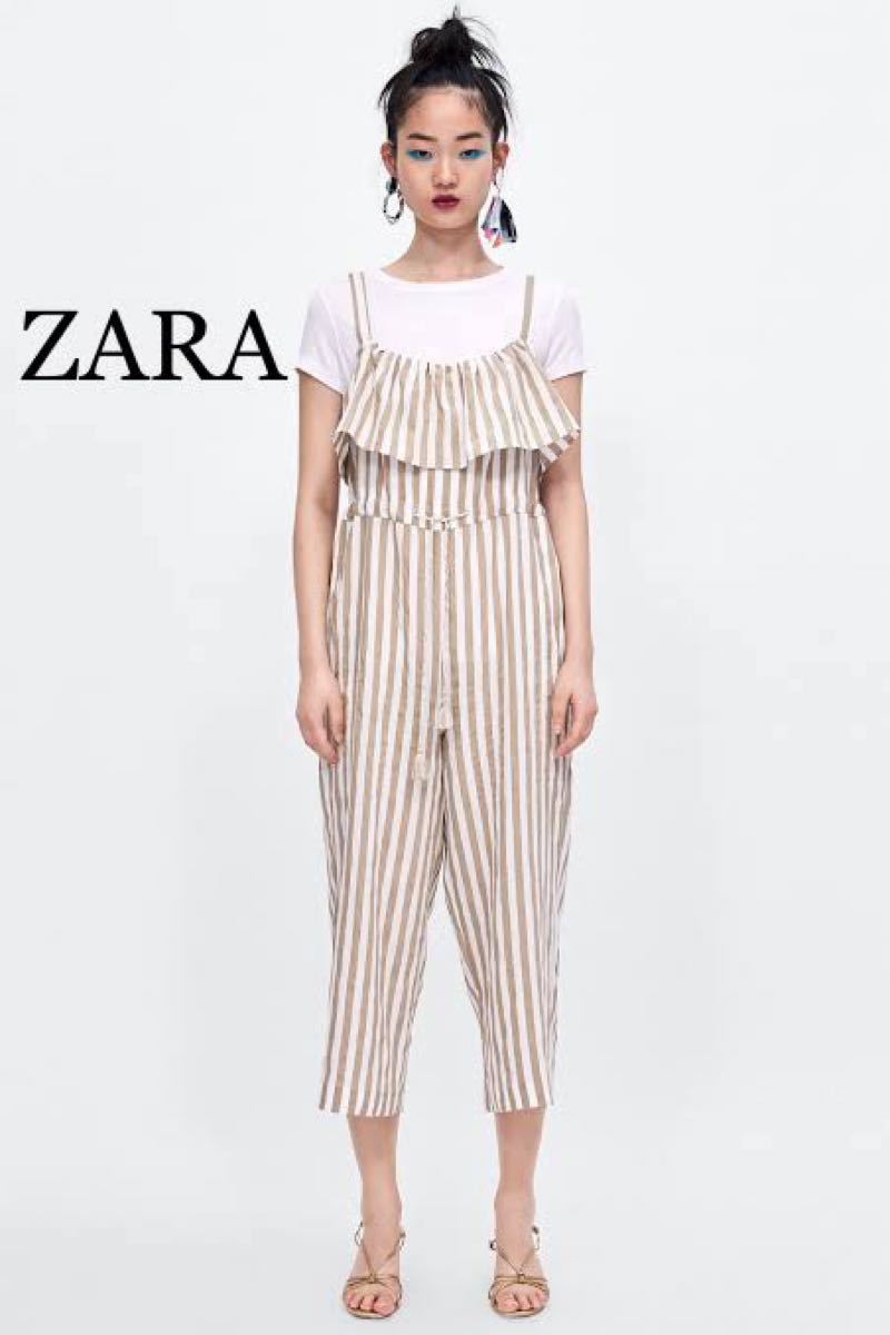 ZARA★オーバーオール、オールインワン、サロペット　ストライプ