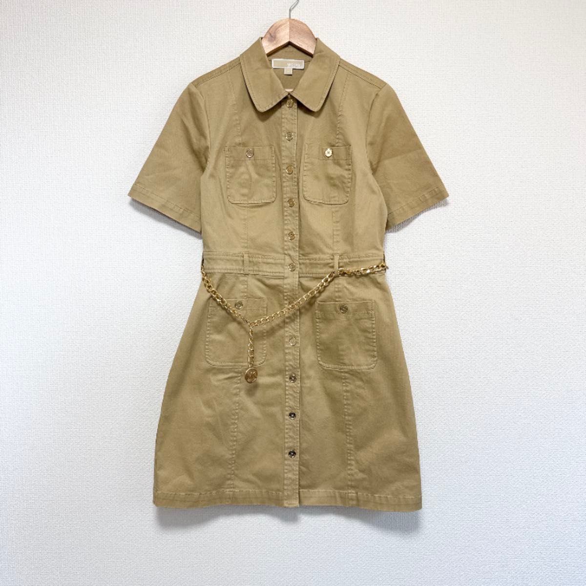 美品】マイケルコース チェーンベルト デニム ワンピース ロゴ｜Yahoo 