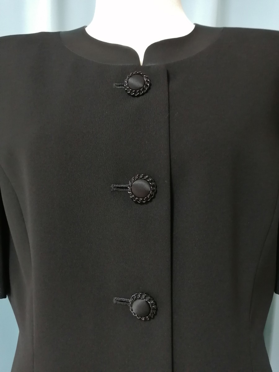 夏用礼服 ツーピース ブラックフォーマル 13号|Yahoo!フリマ 夏用礼服 ツーピース ブラックフォーマル 13号|Yahoo!フリマ