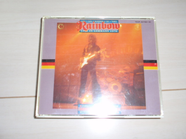  used CD2 sheets set rainbow color ..~ Live * in *ja-ma knee 1976~ domestic record 