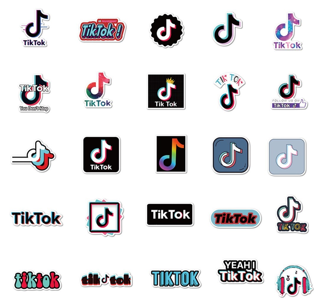Paypayフリマ Tz06 Tiktok ティックトック 防水ステッカー50枚セット Paypayフリマ Tz06 Tiktok ティックトック 防水ステッカー50枚セット