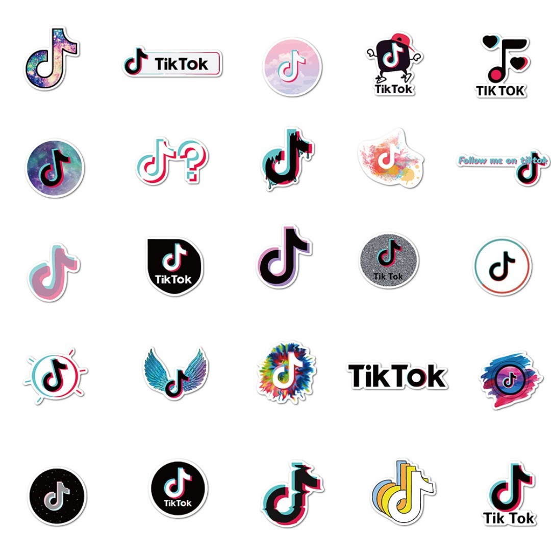 Paypayフリマ Tz06 Tiktok ティックトック 防水ステッカー50枚セット Paypayフリマ Tz06 Tiktok ティックトック 防水ステッカー50枚セット