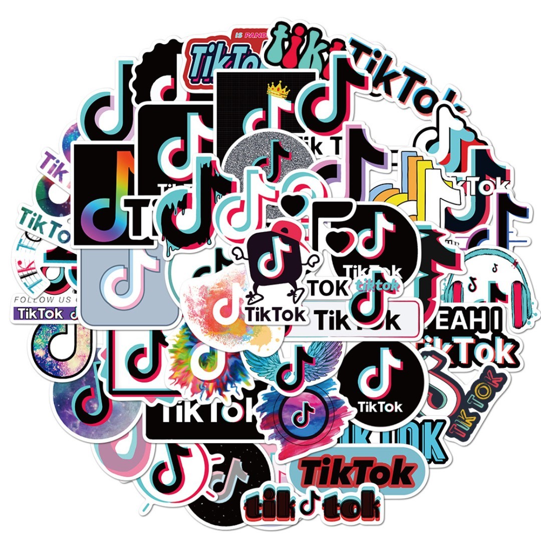 Paypayフリマ Tz06 Tiktok ティックトック 防水ステッカー50枚セット Paypayフリマ Tz06 Tiktok ティックトック 防水ステッカー50枚セット
