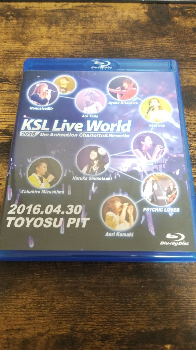 KSL Live World 2016  Blu-ray ブルーレイ key Charlotte Rewrite clannad