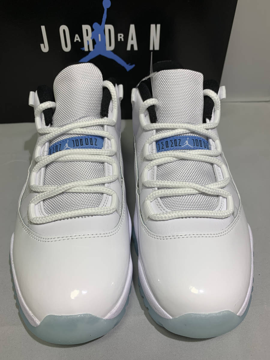 【送料無料】27cm NIKE AIR JORDAN 11 RETORO LOW エア ジョーダン 11 LOW レジェンドブルー LEGEND BLUE 国内正規品【未使用】_画像3