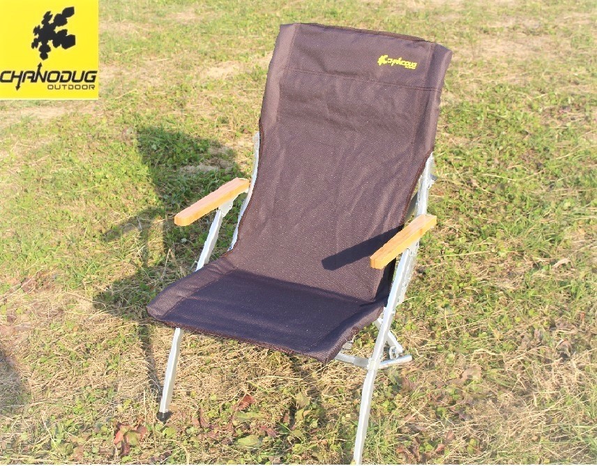 ★CHANODUG OUTDOOR★Premium Relax low Chair★BROWN★プレミアムリラックスローチェア★ブラウン★キャンプチェア★アウトドアチェア★６_画像2