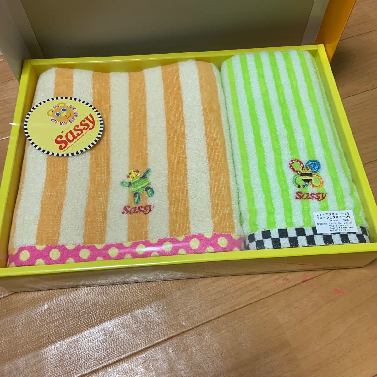 Sassy 新品 フェイスタオル ウォッシュタオル 2枚セット|PayPayフリマ ウォッシュタオル新品 sassy