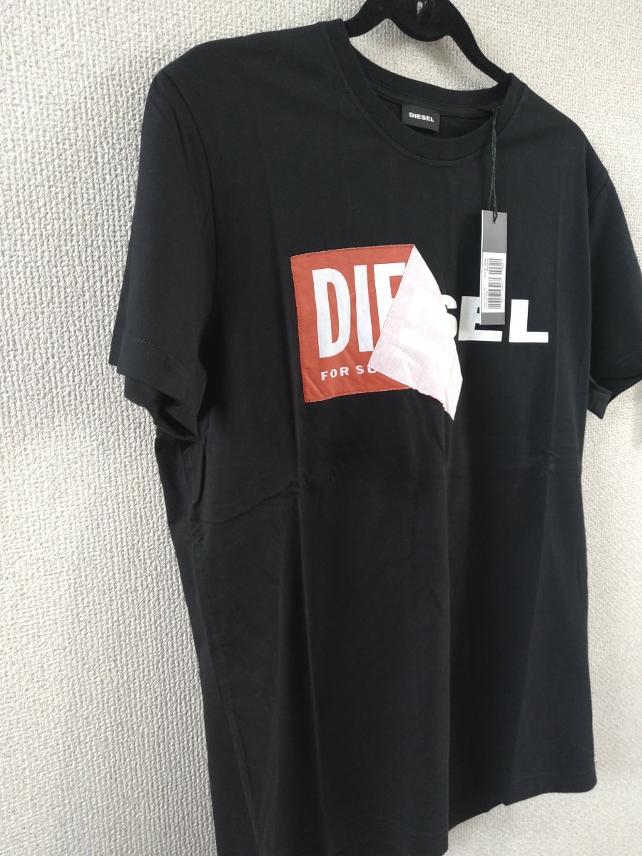新品未使用品 DIESEL ブラック ロゴ Tシャツ タグ付き M サイズ 新品未使用品 DIESEL ブラック ロゴ Tシャツ タグ付き M サイズ