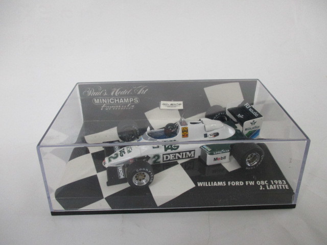 即決 PMA ミニチャンプス 1/43 ウイリアムズ FW08C 1983年 №2 ジャック・ラフィー