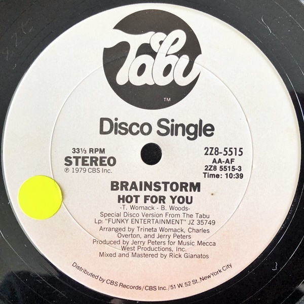 【Disco 12】Brainstorm / Hot For You_画像1