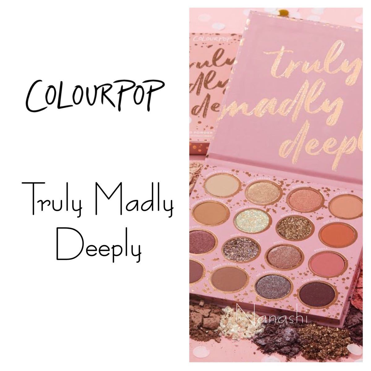 Colourpop eyeshadow palette ★ truly madly deeply カラーポップアイシャドウパレット