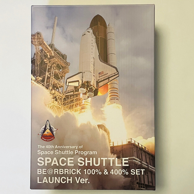 SPACE SHUTTLE BE@RBRICK LAUNCH Ver. 100% & 400% NASA スペースシャトル MEDICOM TOY メディコムトイ ベアブリック_画像3