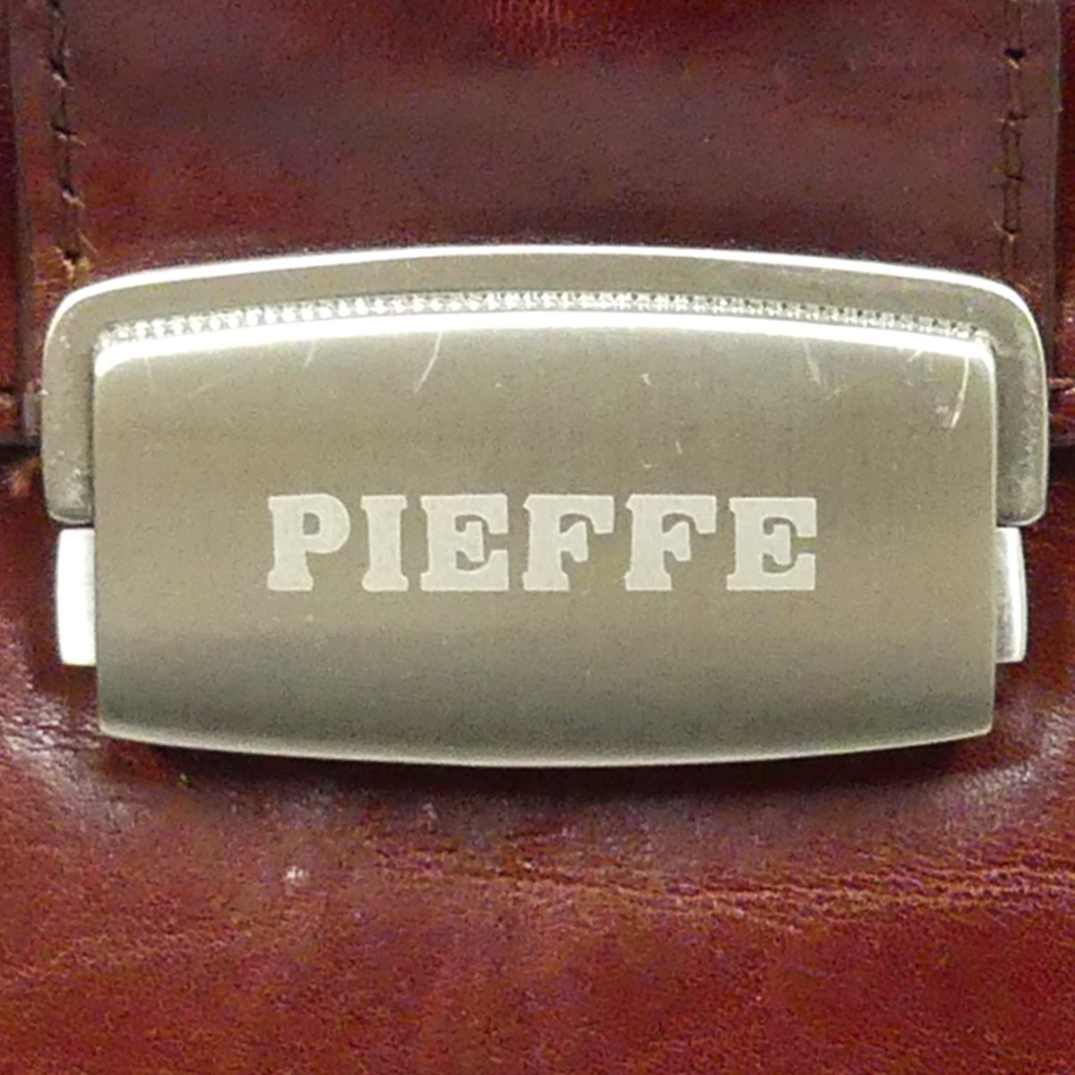 即決★PIEFFE★オールレザービジネスバッグ ピエッフェ メンズ 赤 茶 本革 かばん 本皮 ショルダーバッグ 通勤 ブリーフケース 出張 カバン